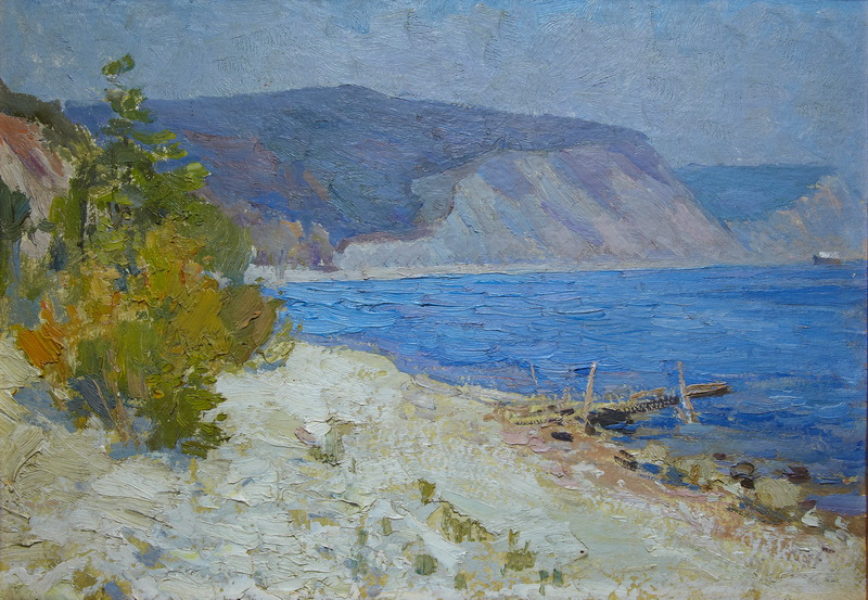 Солнечный день. 1971г., к.м. 35х49