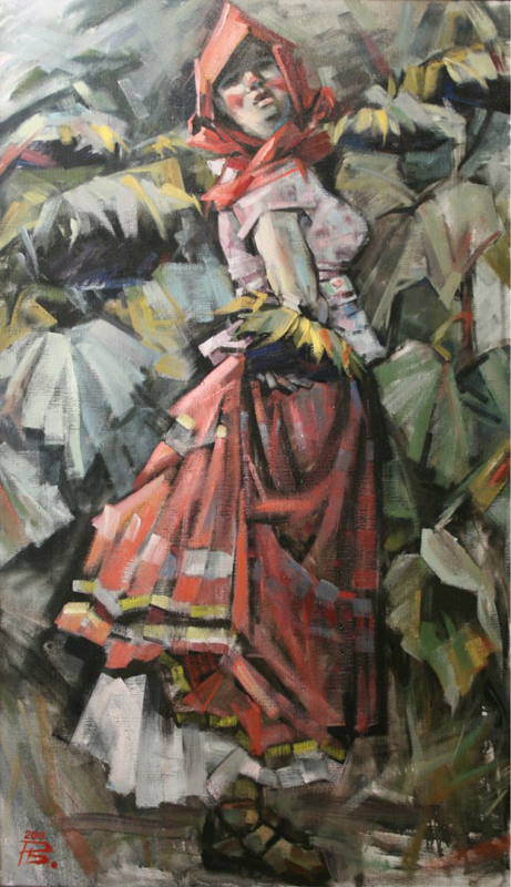 Озорница. х.м. 160х92 2018г.